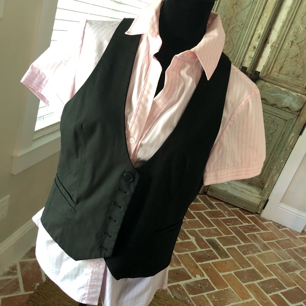 New York and Co Black Vest